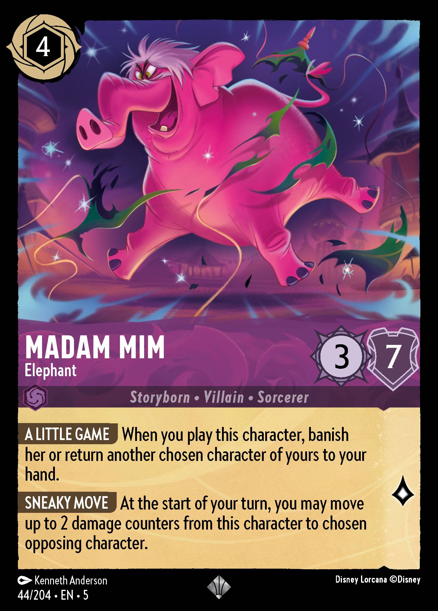 Madam Mim — Elephant Disney Lorcana card