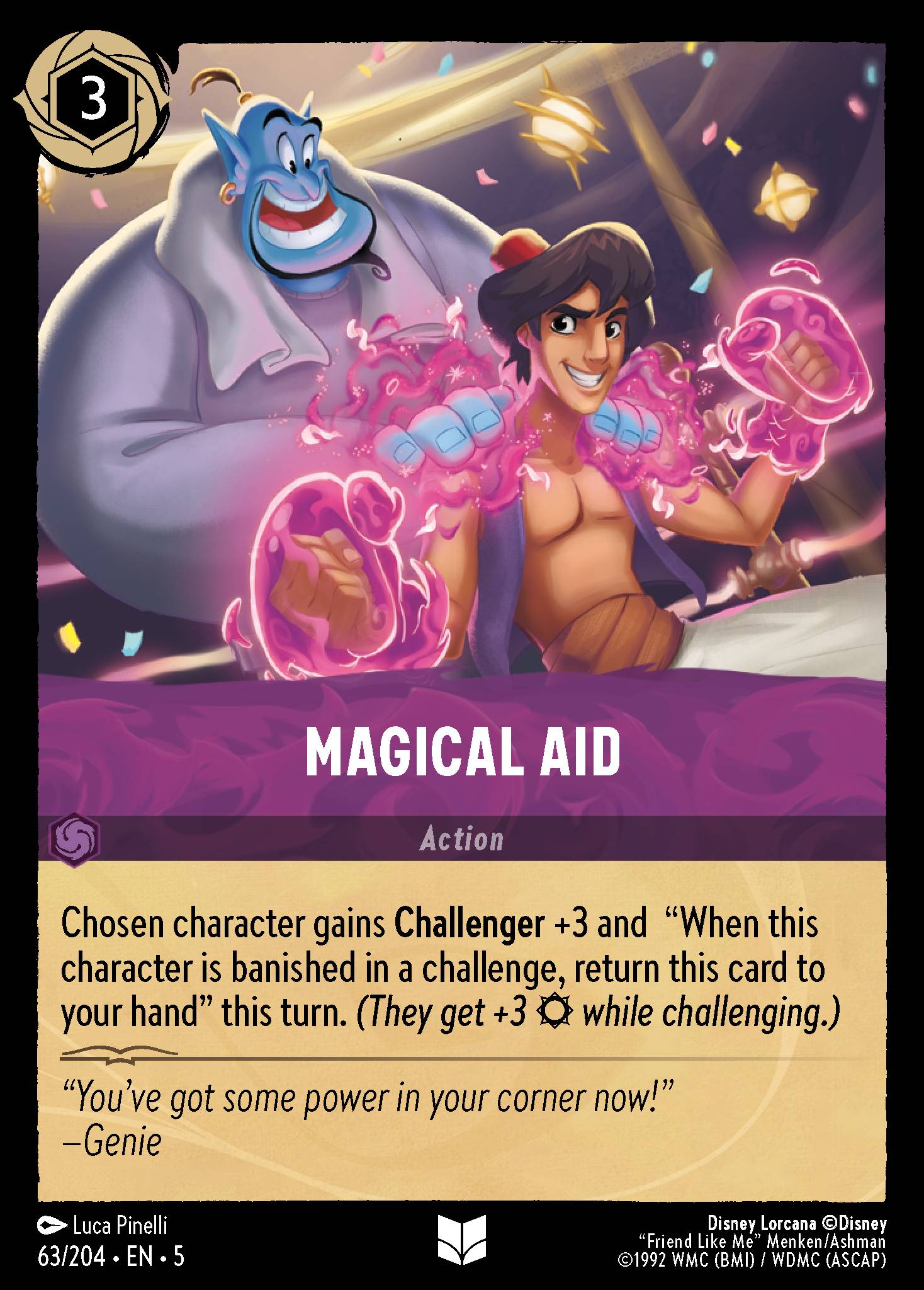 Magical Aid Disney Lorcana card