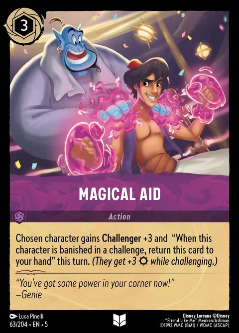 Magical Aid Disney Lorcana card