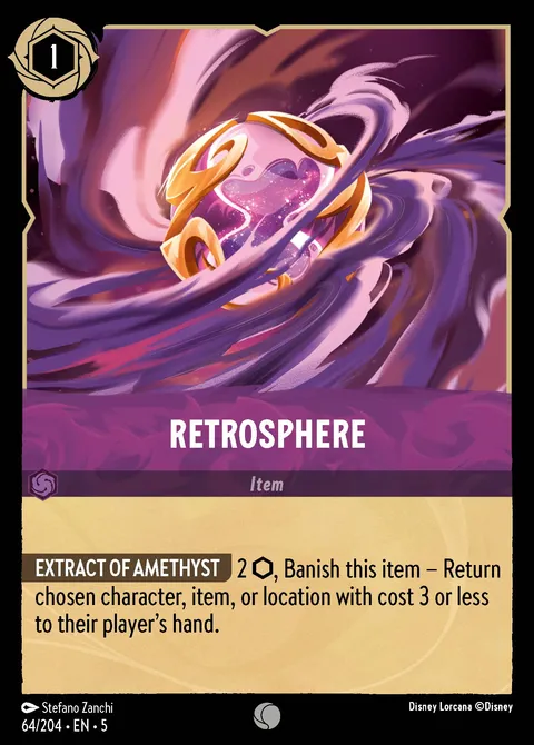 Retrosphere Disney Lorcana card