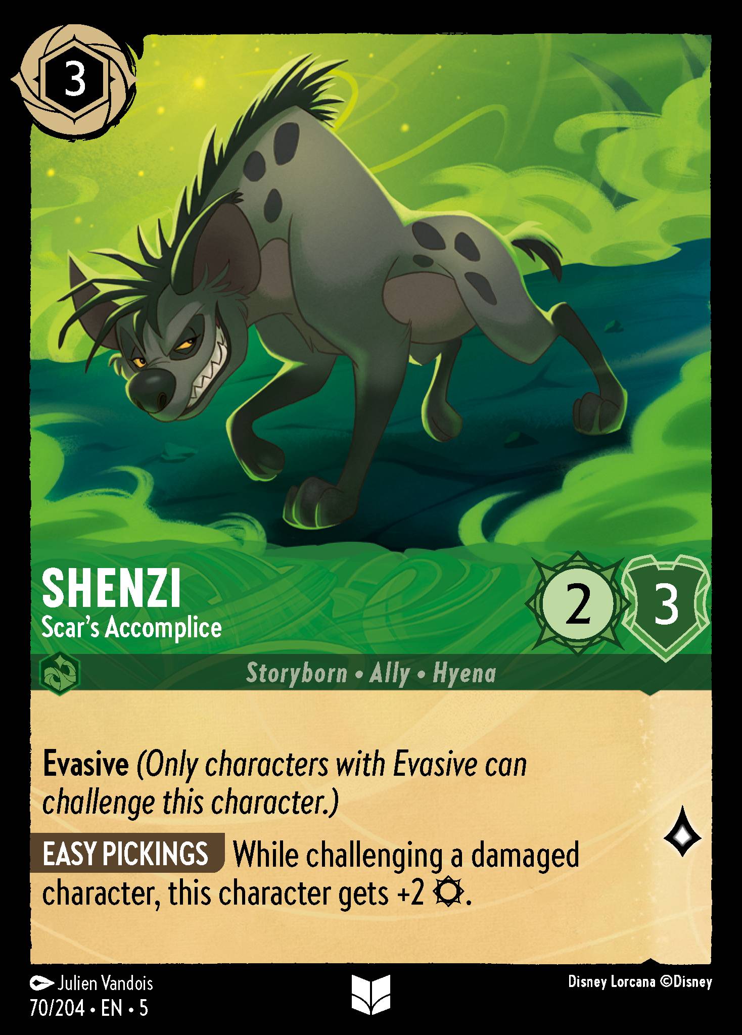 Shenzi — Scar's Accomplice Disney Lorcana card