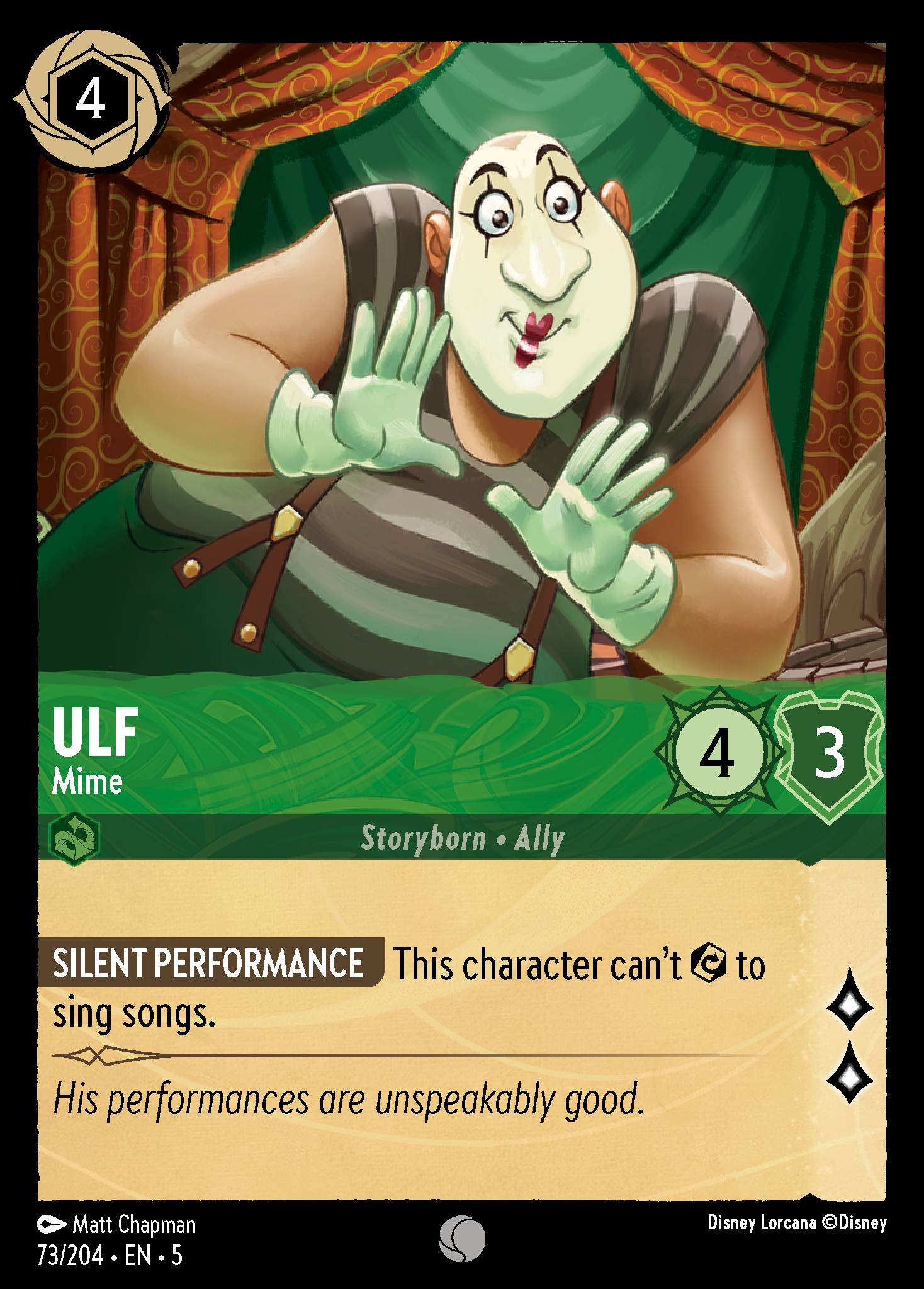 Ulf — Mime Disney Lorcana card
