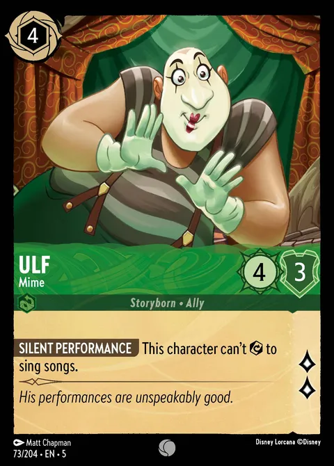 Ulf — Mime Disney Lorcana card