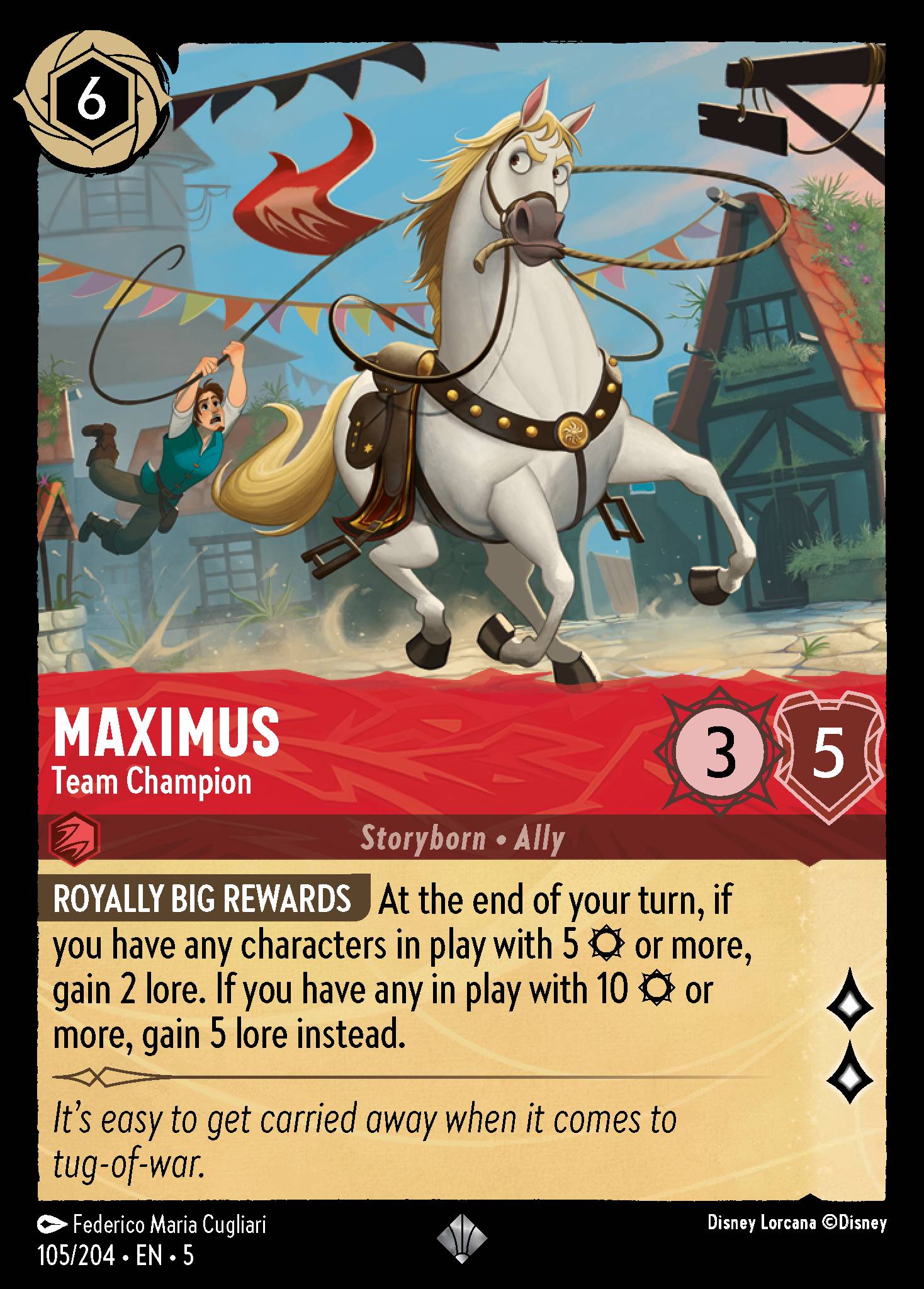 Maximus — Team Champion Disney Lorcana card