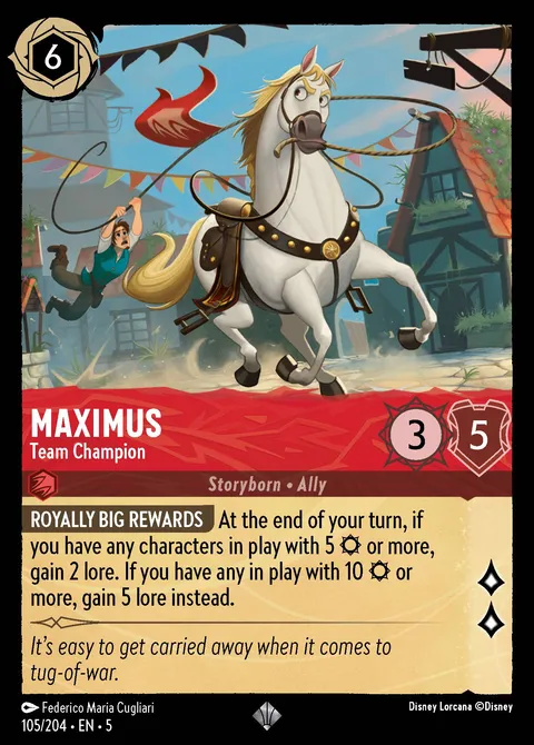 Maximus — Team Champion Disney Lorcana card