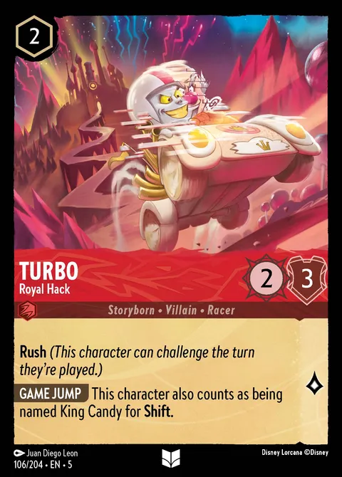 Turbo — Royal Hack Disney Lorcana card