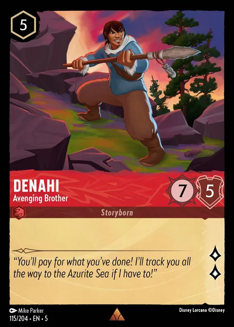 Denahi — Avenging Brother Disney Lorcana card