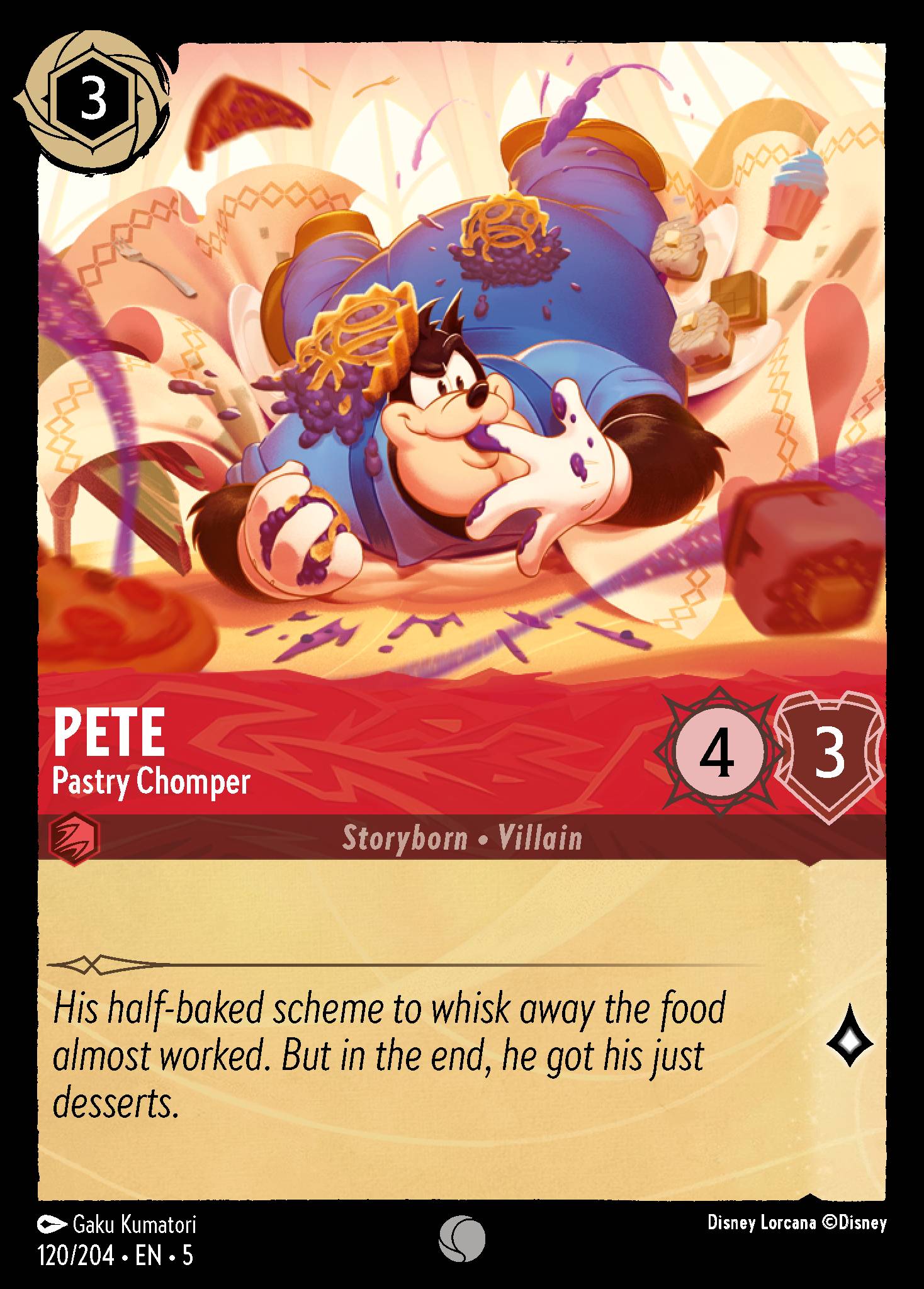 Pete — Pastry Chomper Disney Lorcana card