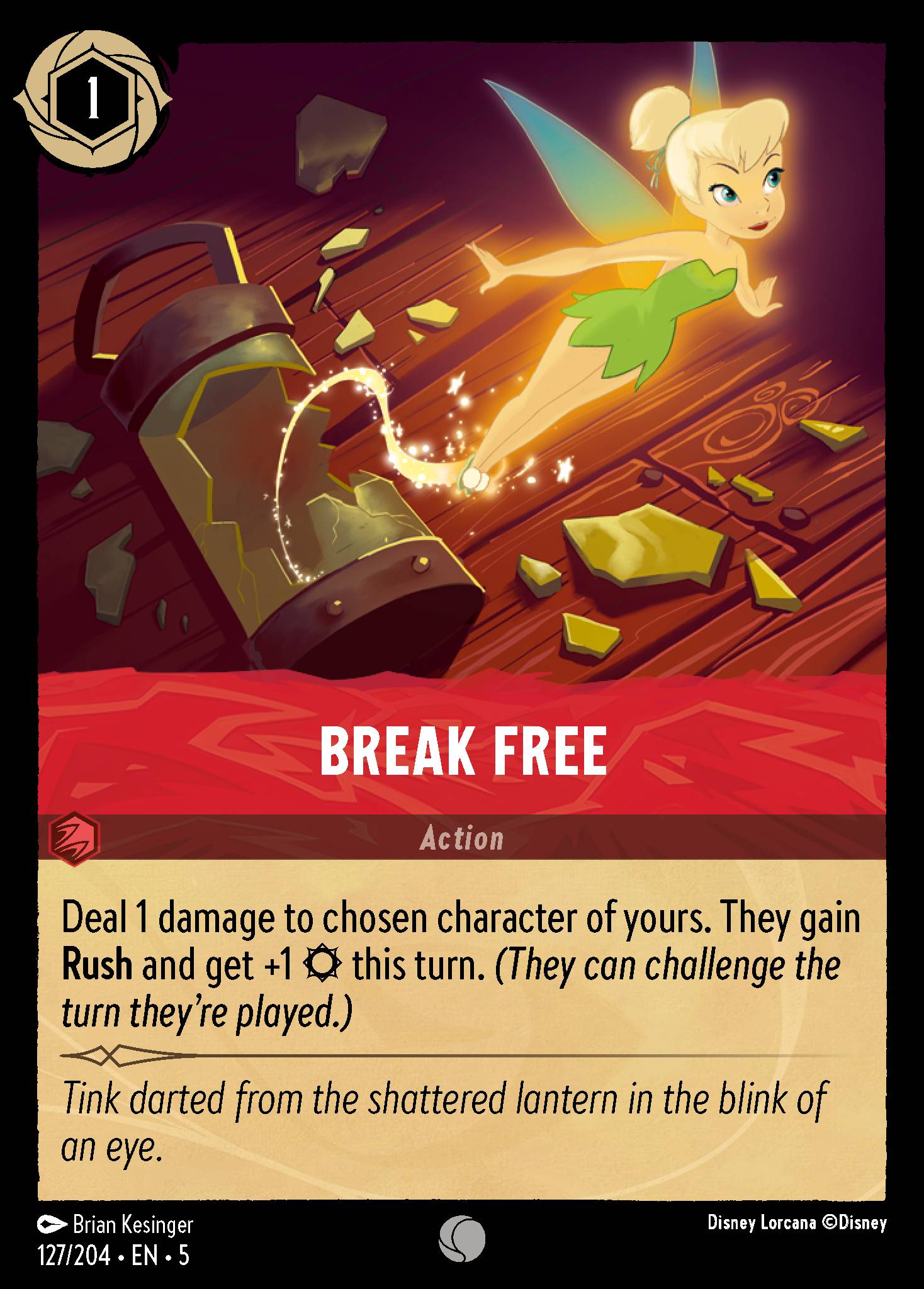 Break Free Disney Lorcana card