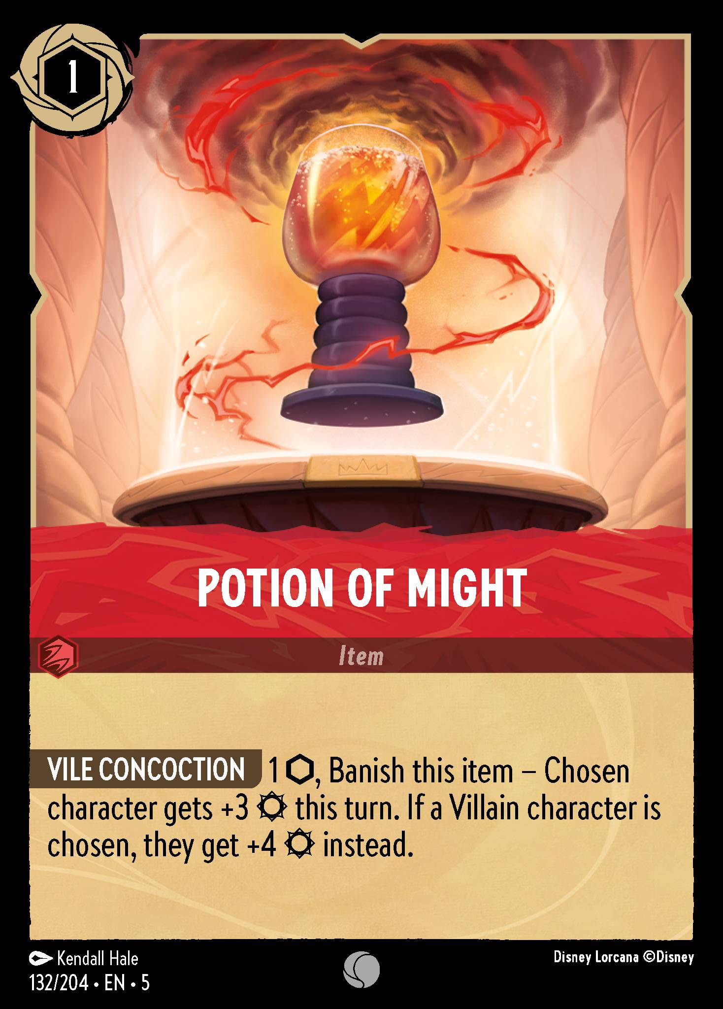 Potion of Might Disney Lorcana card
