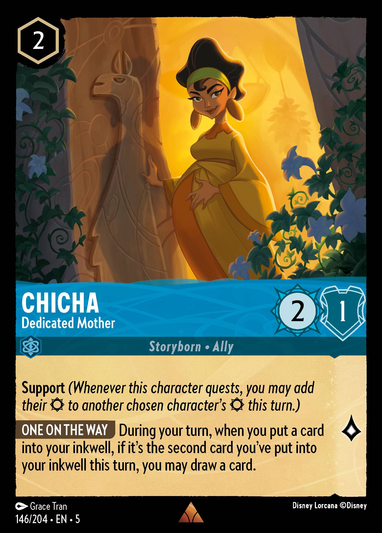 Chicha — Dedicated Mother Disney Lorcana card