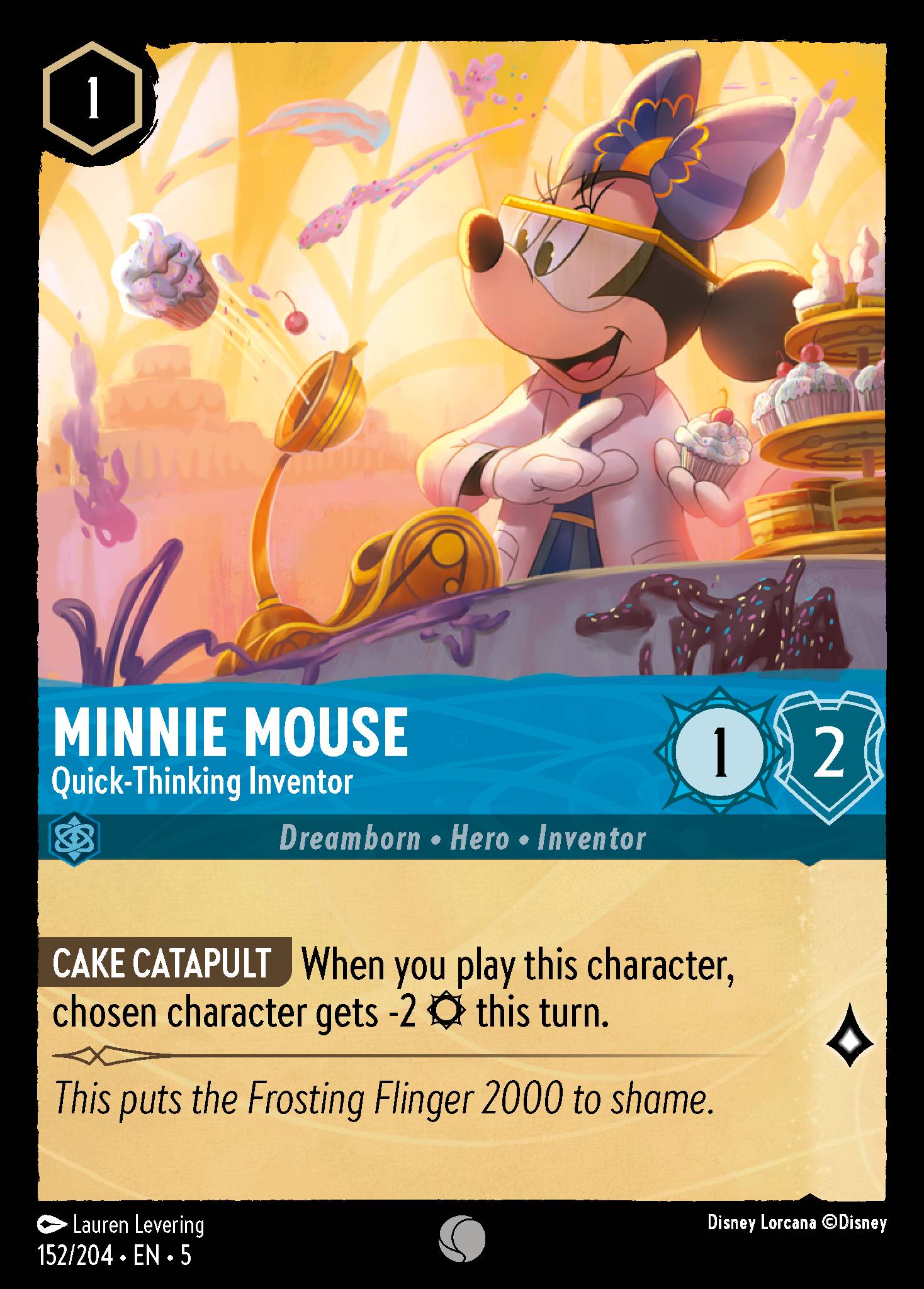 Minnie Mouse — Quick-Thinking Inventor Disney Lorcana card