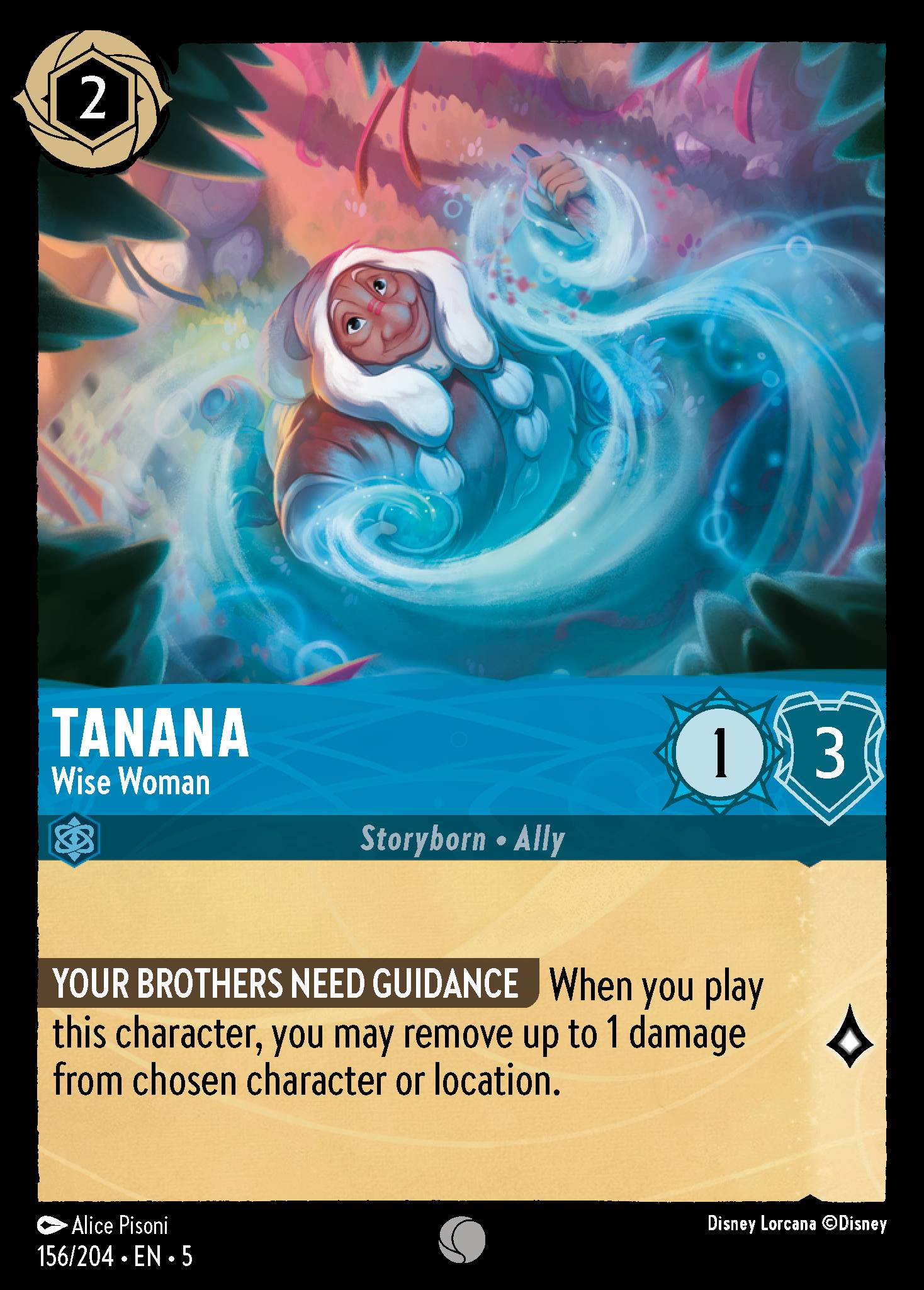 Tanana — Wise Woman Disney Lorcana card