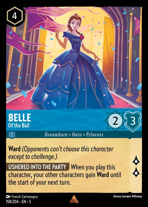 Belle — Of the Ball Disney Lorcana card