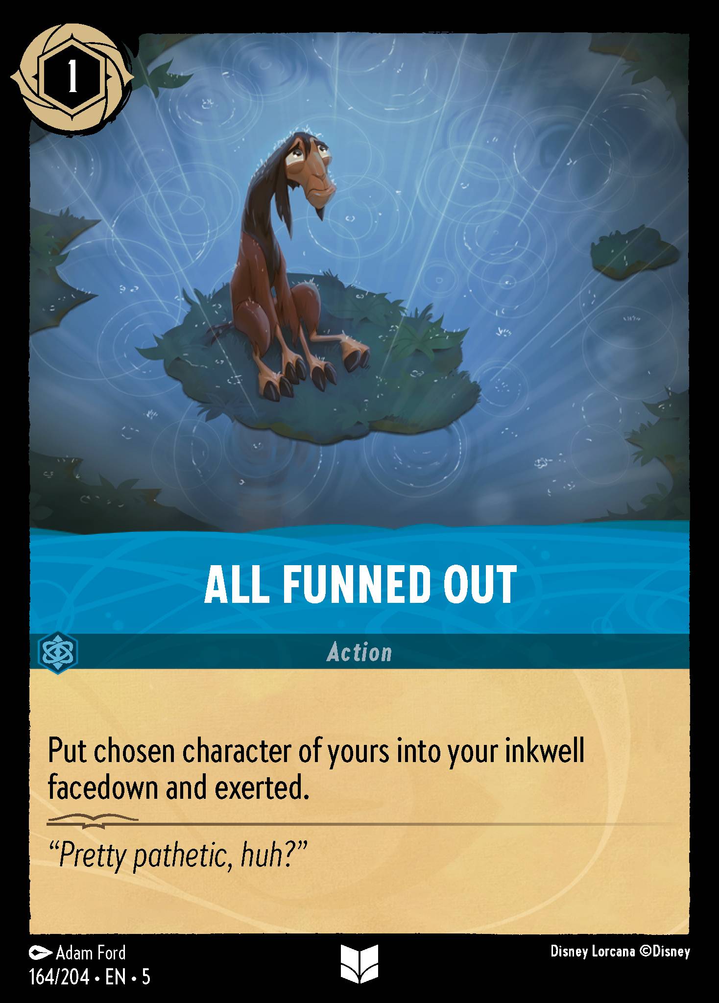 All Funned Out Disney Lorcana card