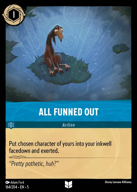All Funned Out Disney Lorcana card