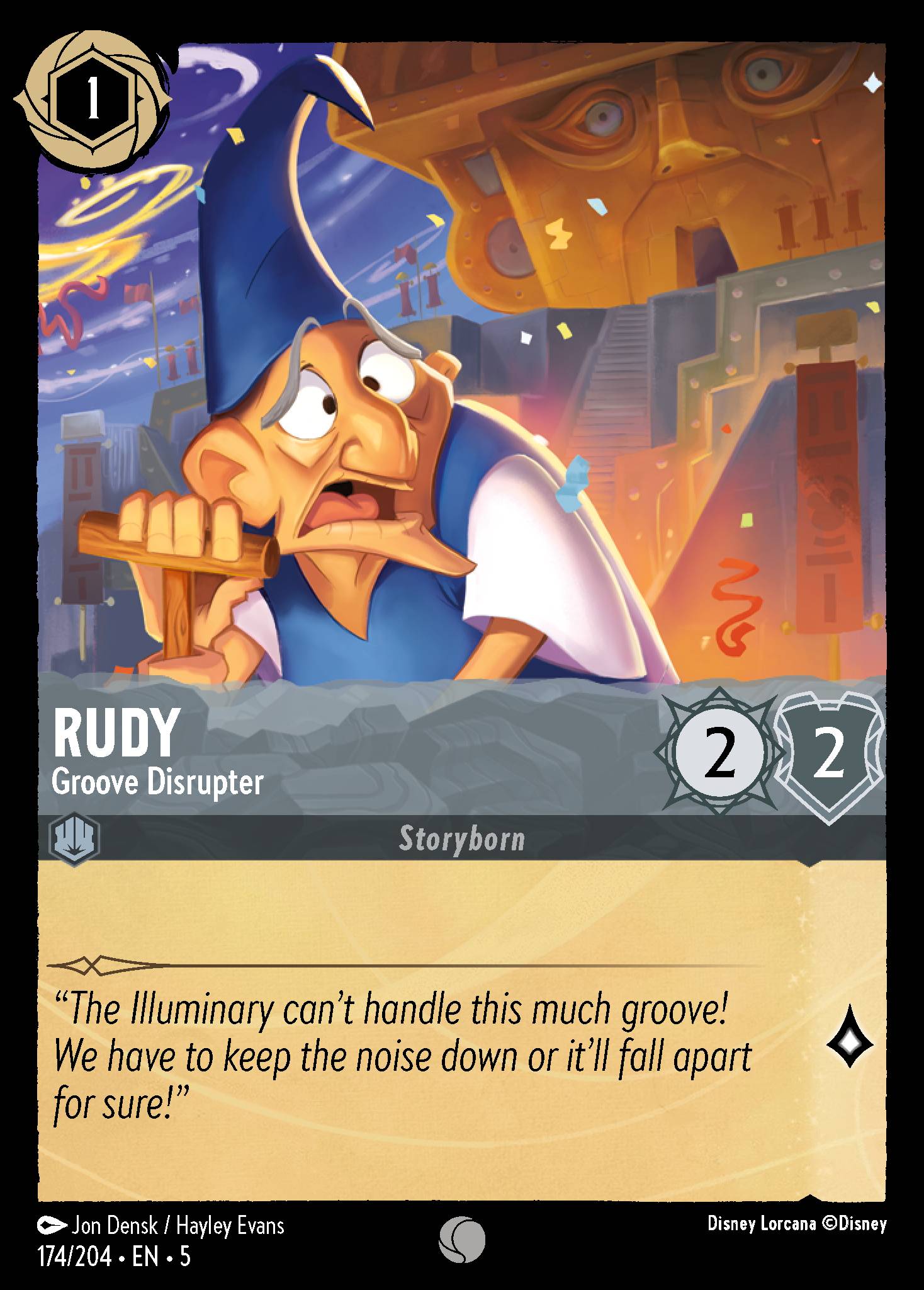 Rudy — Groove Disrupter Disney Lorcana card
