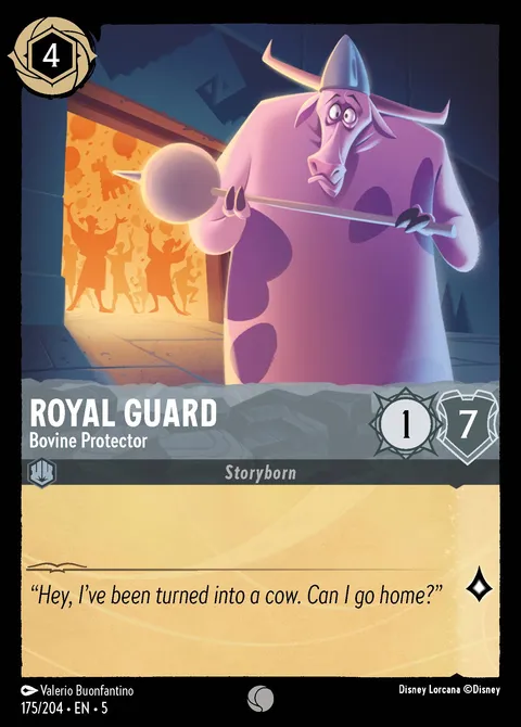 Royal Guard — Bovine Protector Disney Lorcana card