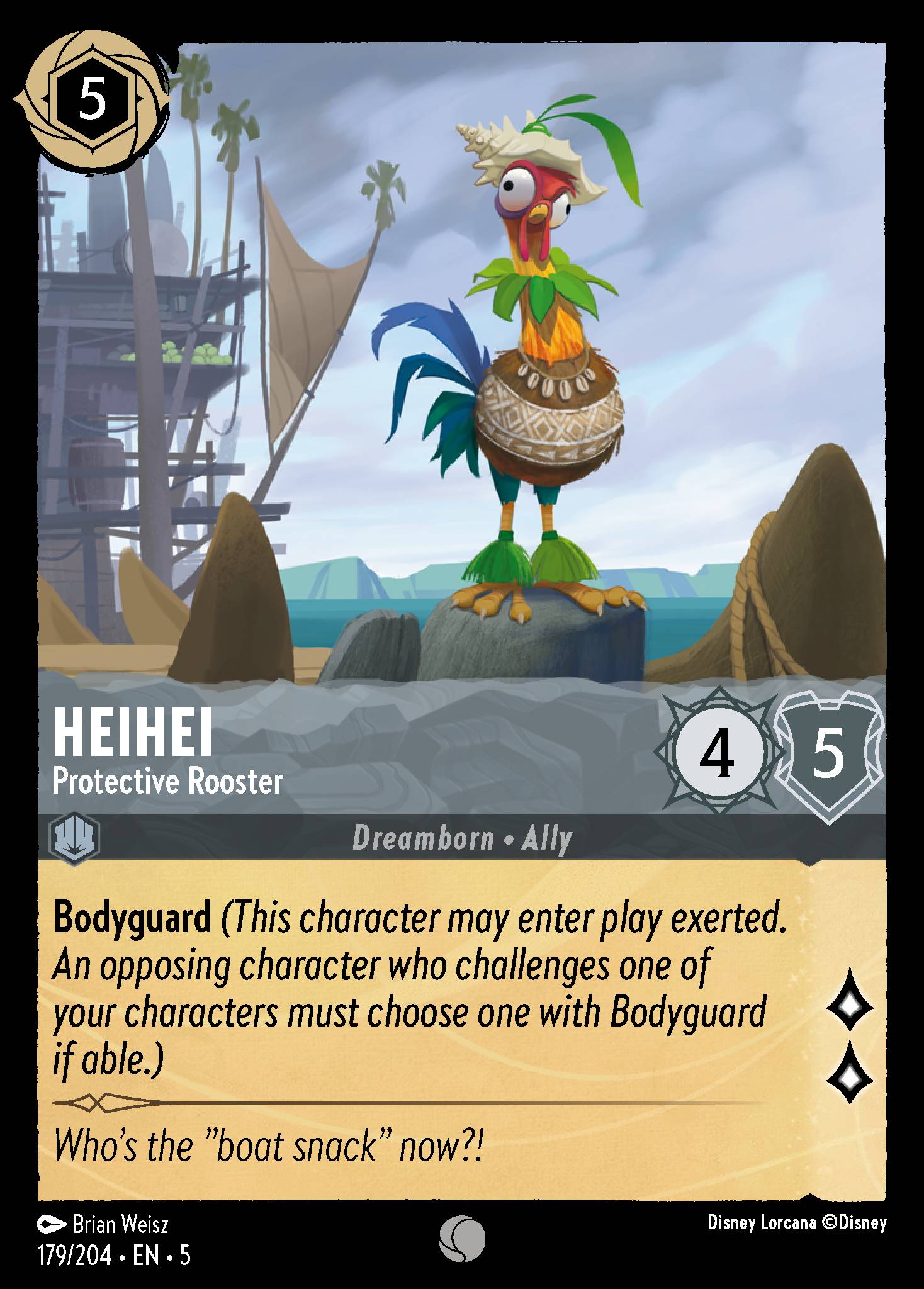 HeiHei — Protective Rooster Disney Lorcana card