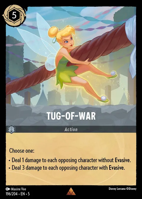 Tug-of-War Disney Lorcana card