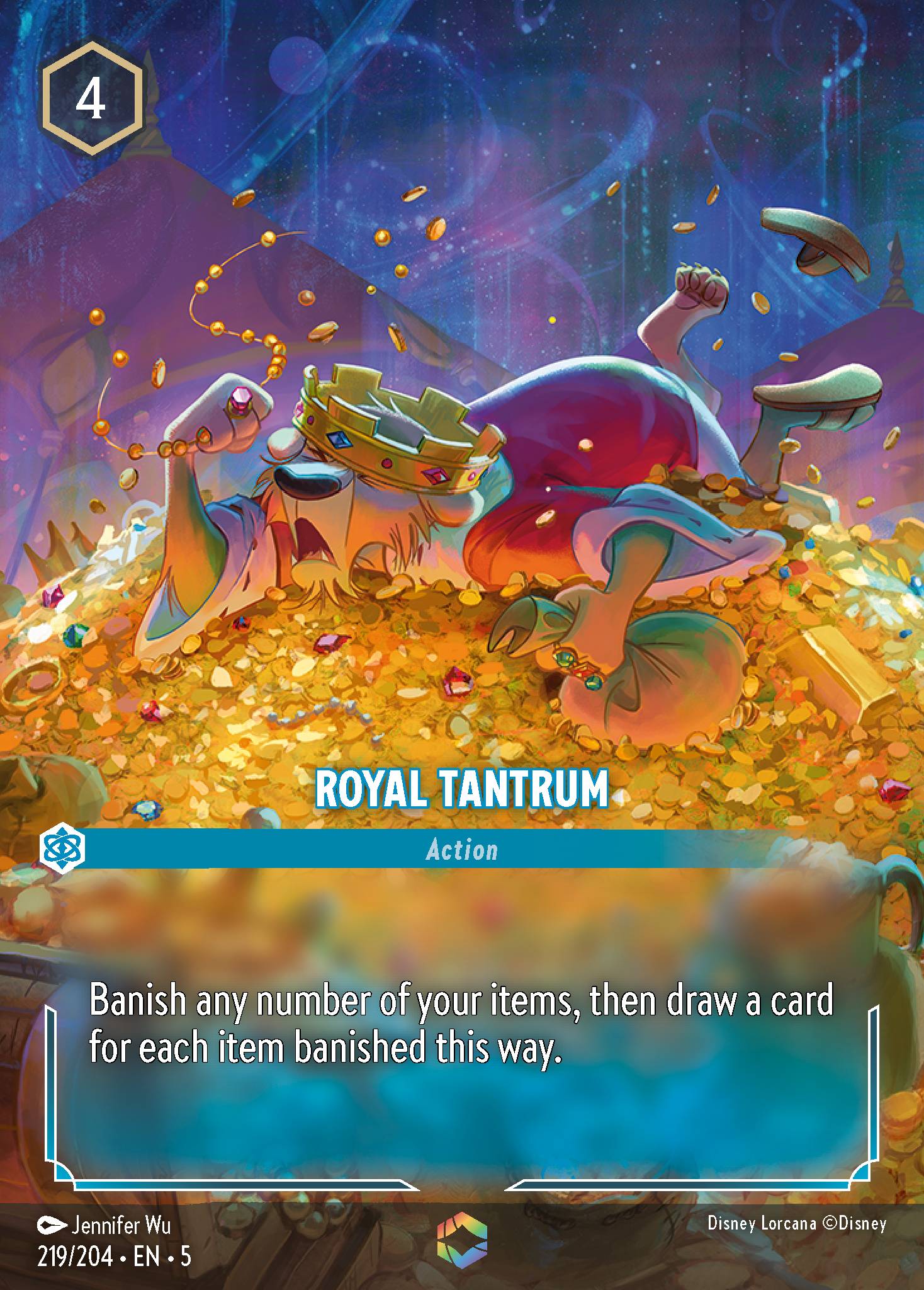 Royal Tantrum Disney Lorcana card