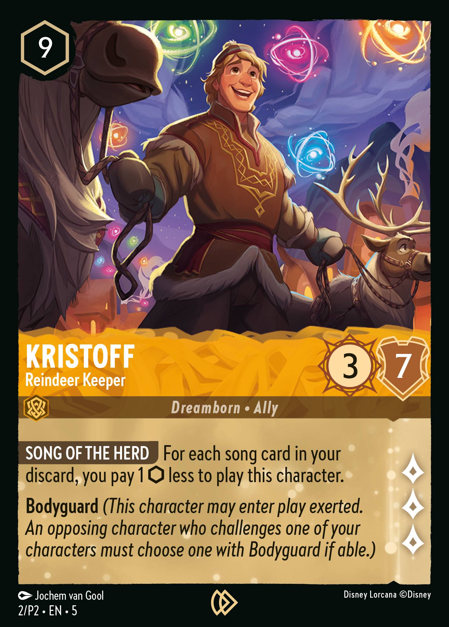 Kristoff — Reindeer Keeper Disney Lorcana card