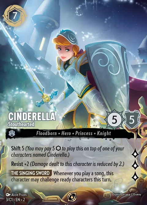 Cinderella — Stouthearted Disney Lorcana card