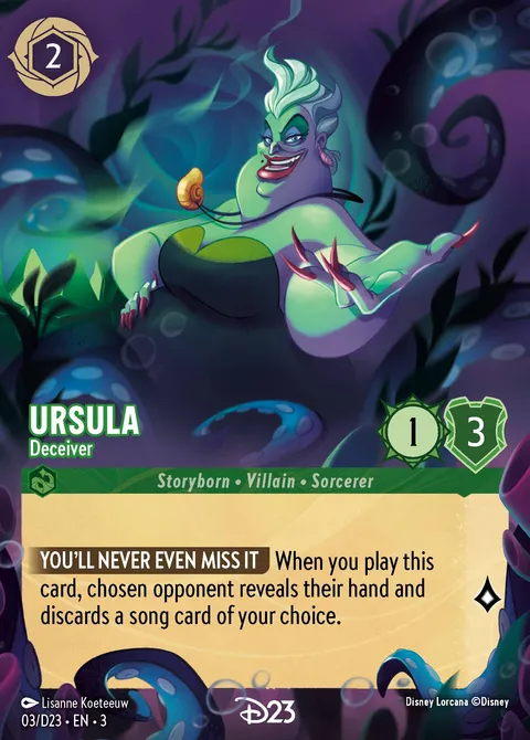 Ursula — Deceiver Disney Lorcana card