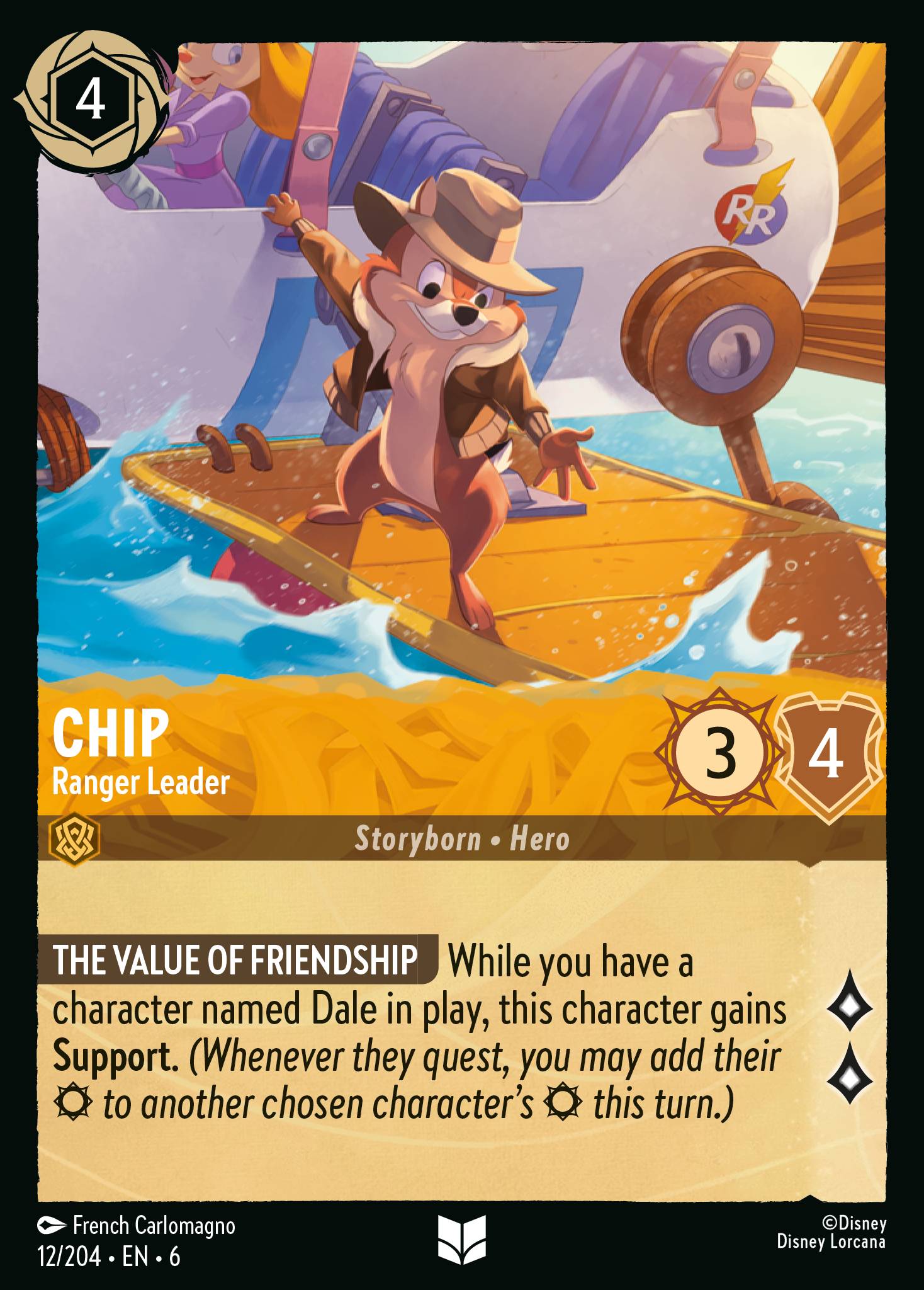 Chip — Ranger Leader Disney Lorcana card