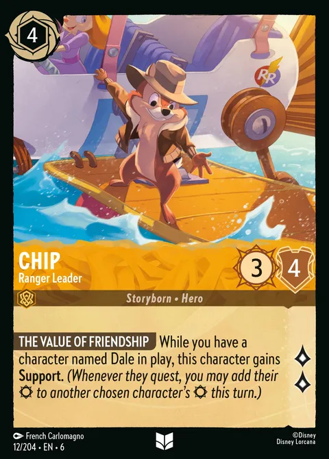 Chip — Ranger Leader Disney Lorcana card