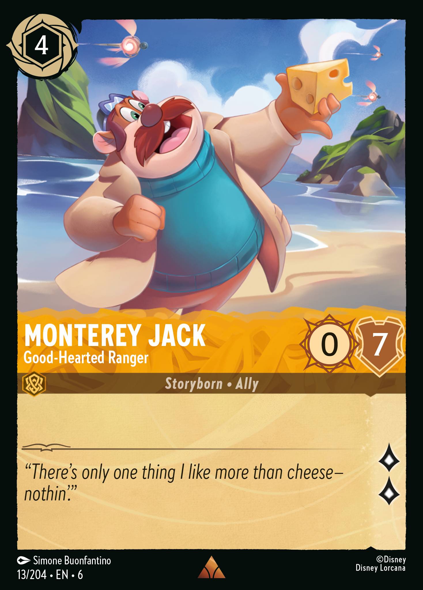 Monterey Jack — Good-Hearted Ranger Disney Lorcana card
