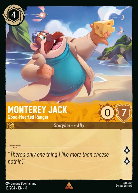 Monterey Jack — Good-Hearted Ranger Disney Lorcana card