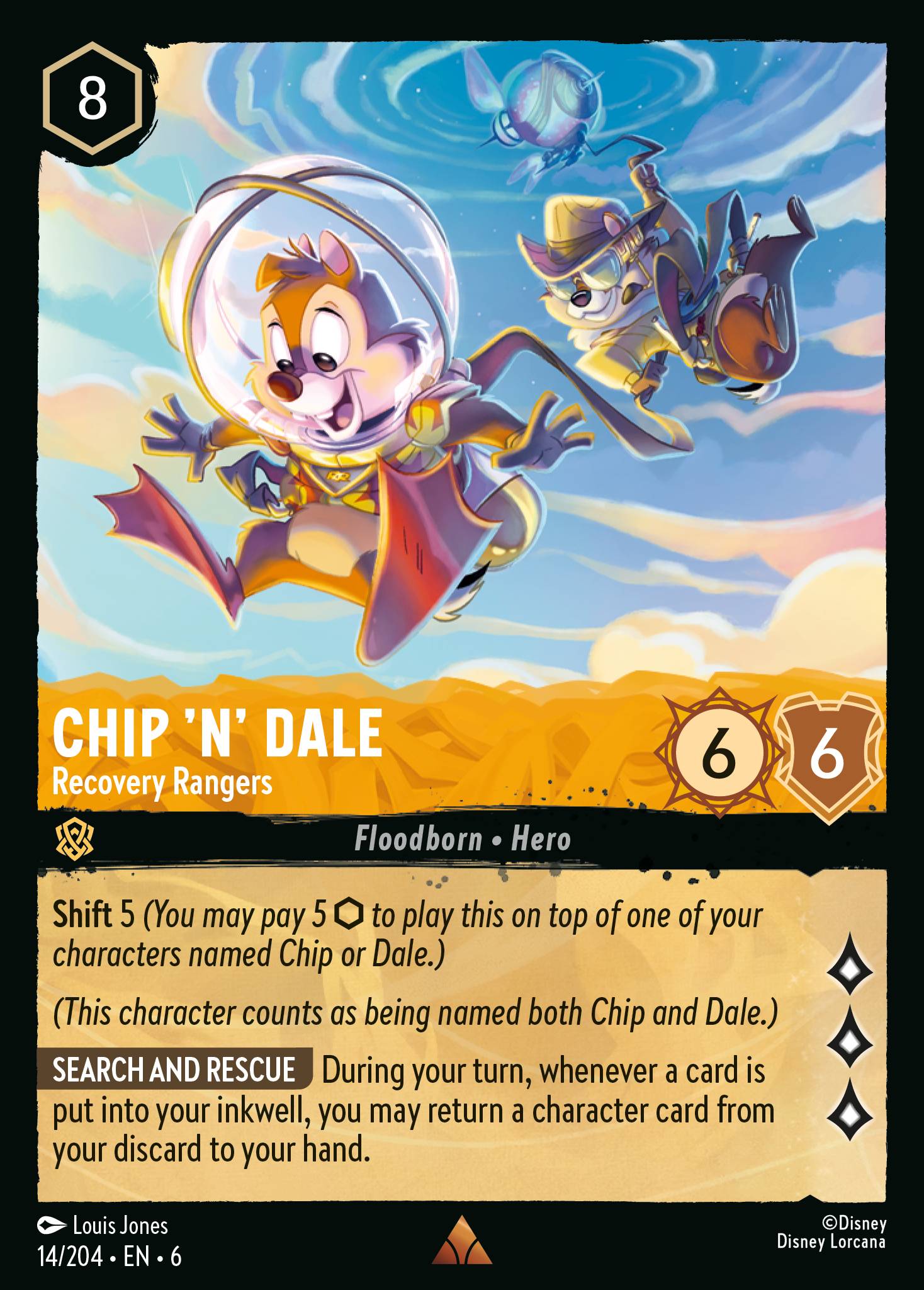 Chip 'n' Dale — Recovery Rangers Disney Lorcana card