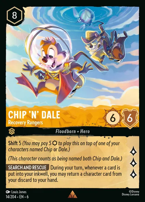 Chip 'n' Dale — Recovery Rangers Disney Lorcana card