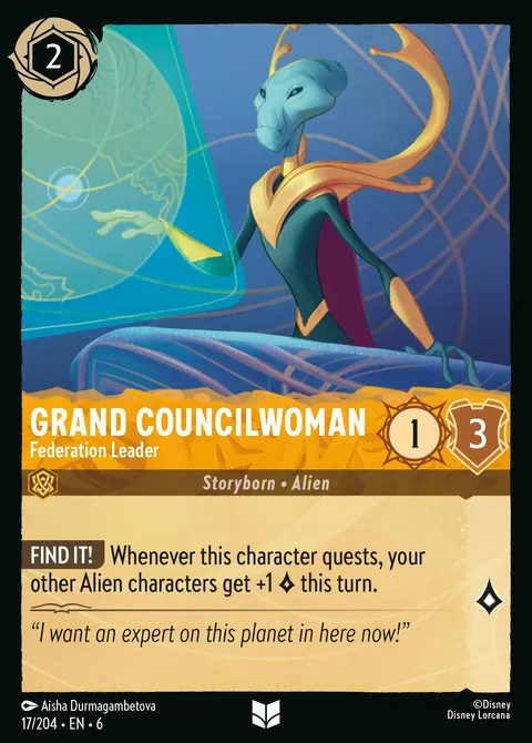 Grand Councilwoman — Federation Leader Disney Lorcana card