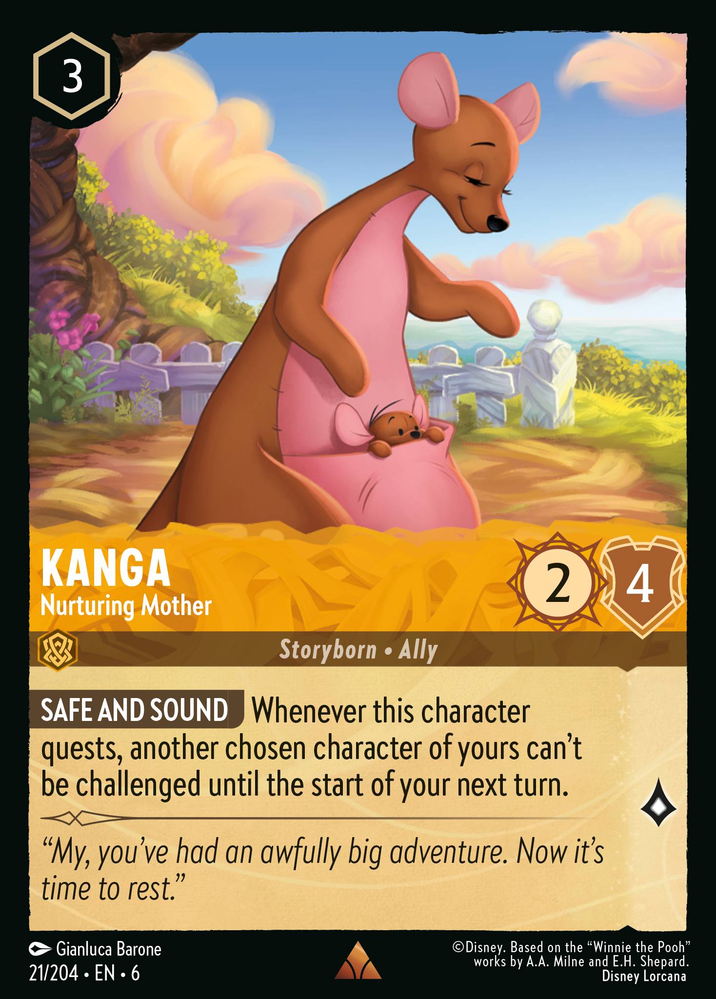 Kanga — Nurturing Mother Disney Lorcana card