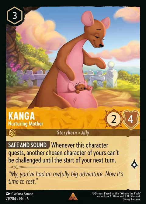 Kanga — Nurturing Mother Disney Lorcana card