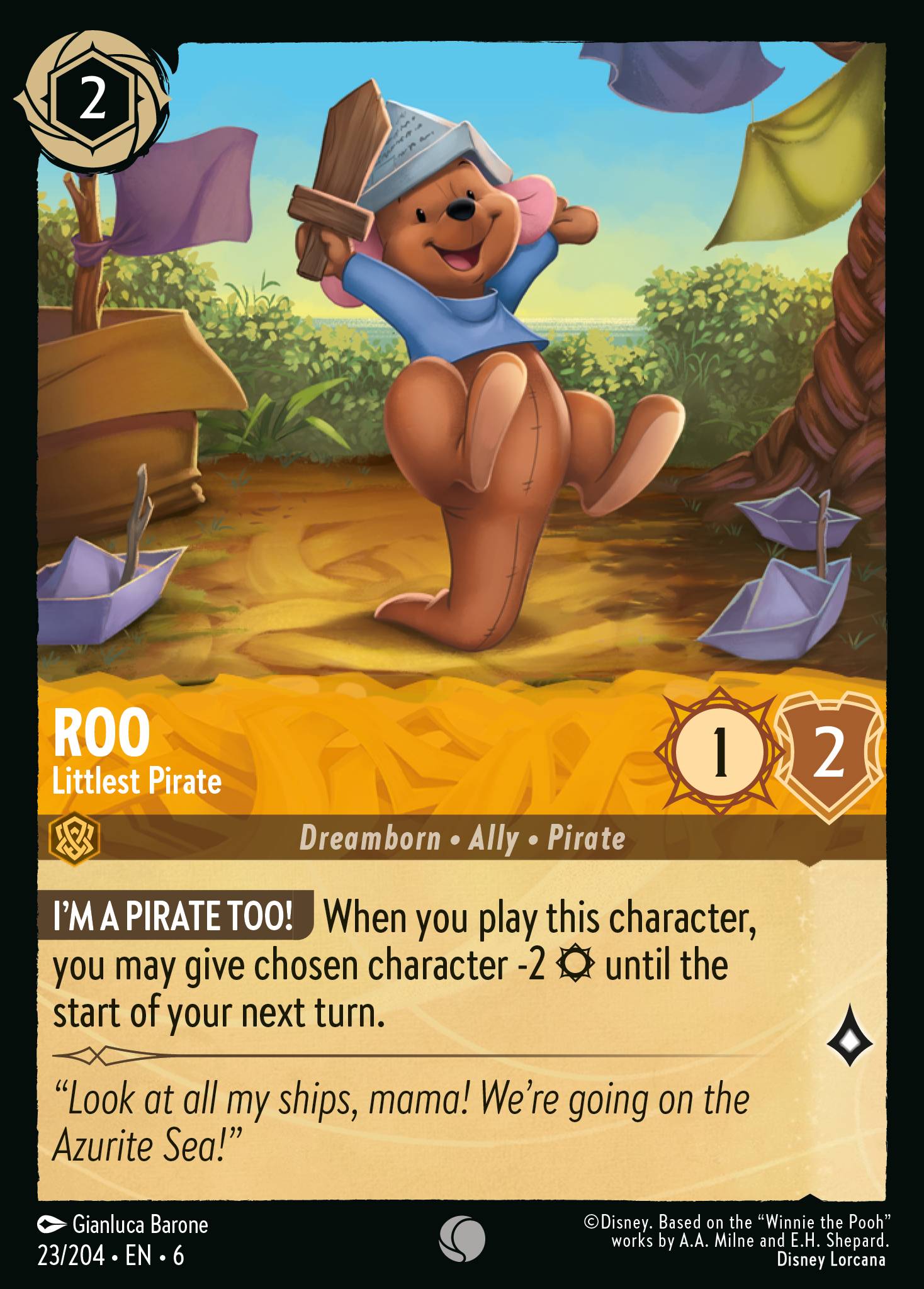 Roo — Littlest Pirate Disney Lorcana card