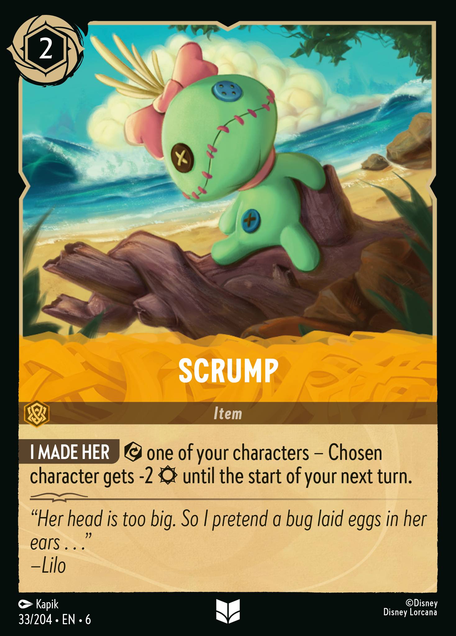 Scrump Disney Lorcana card