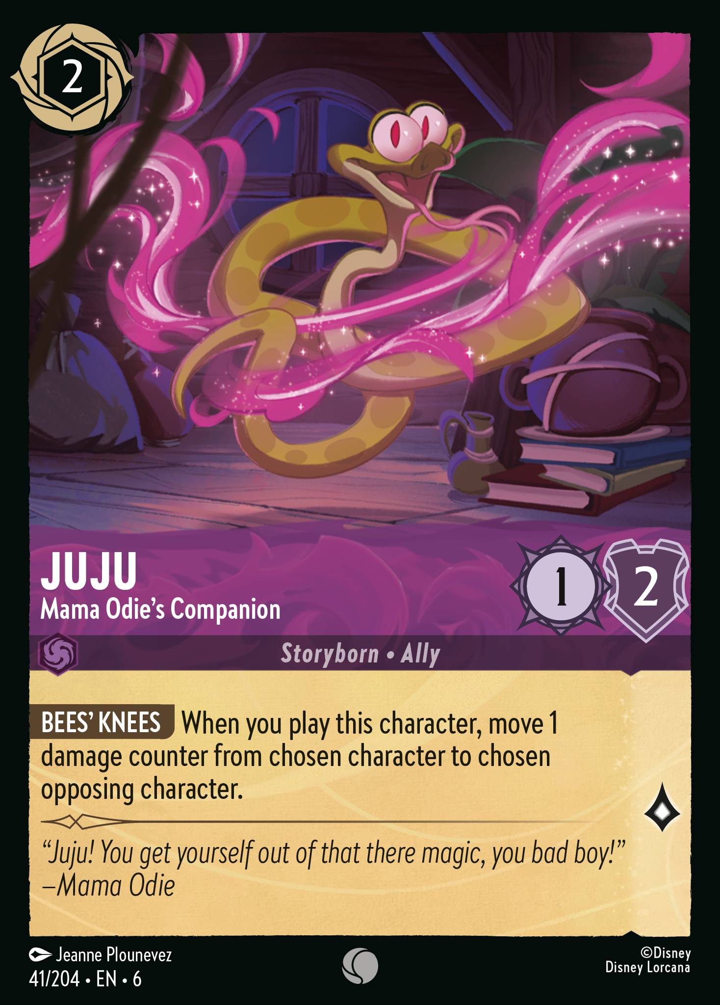 Juju — Mama Odie's Companion Disney Lorcana card