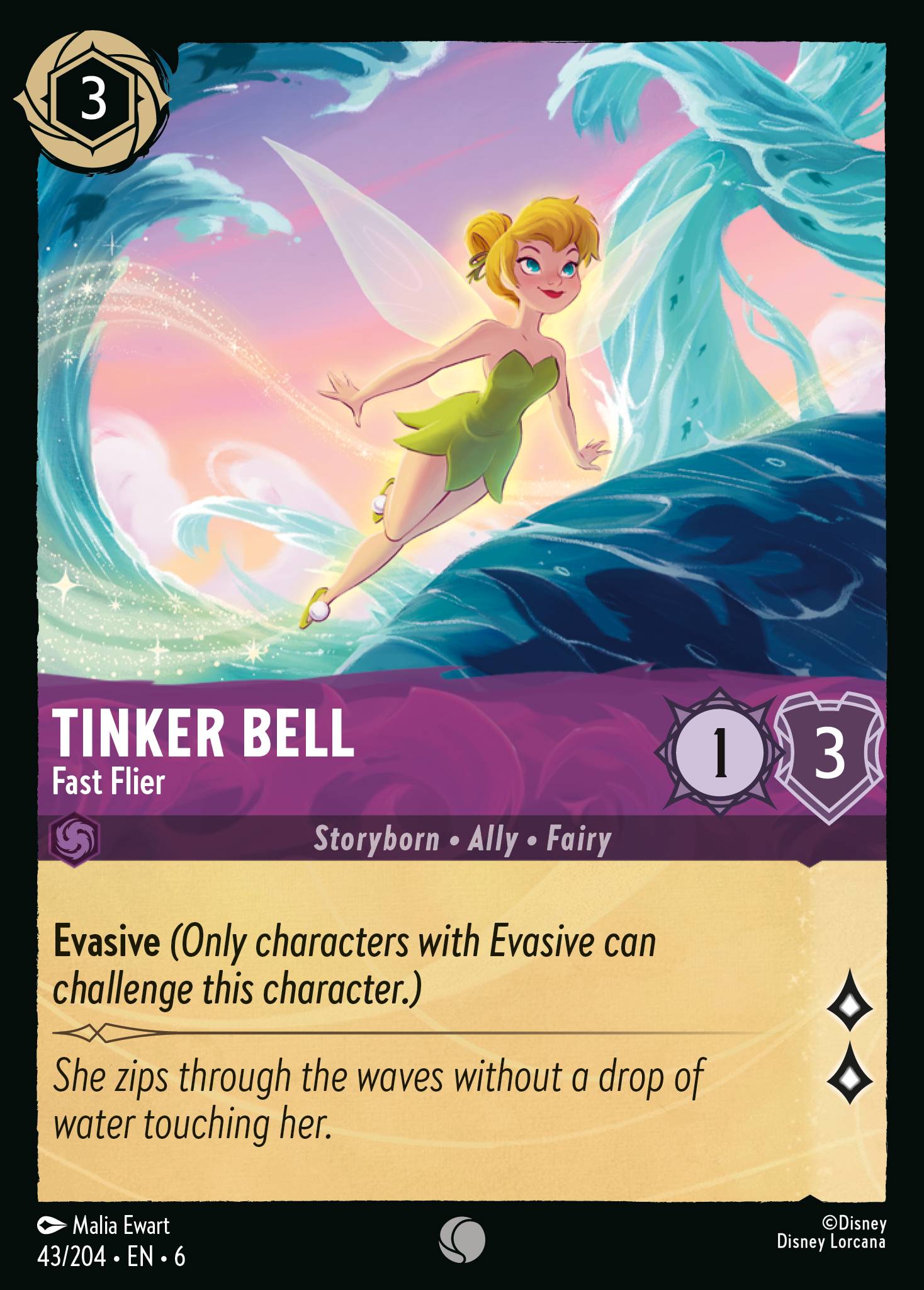 Tinker Bell — Fast Flier Disney Lorcana card