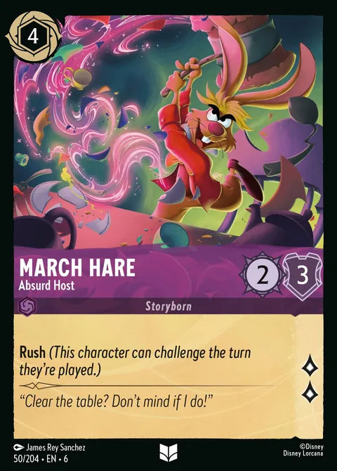 March Hare — Absurd Host Disney Lorcana card