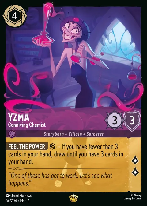 Yzma — Conniving Chemist Disney Lorcana card