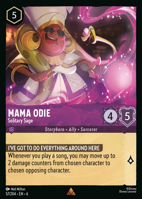 Mama Odie — Solitary Sage Disney Lorcana card