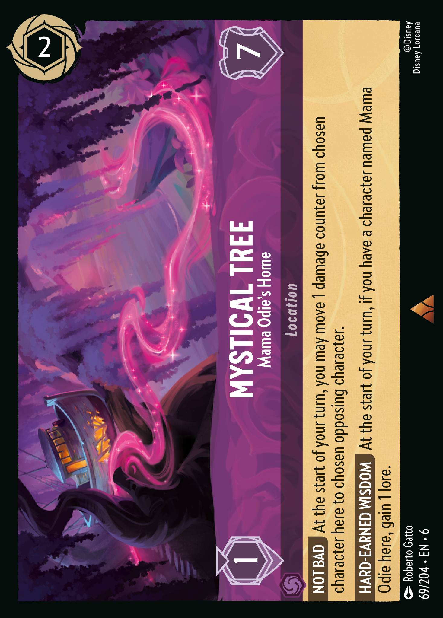 Mystical Tree — Mama Odie's Home Disney Lorcana card