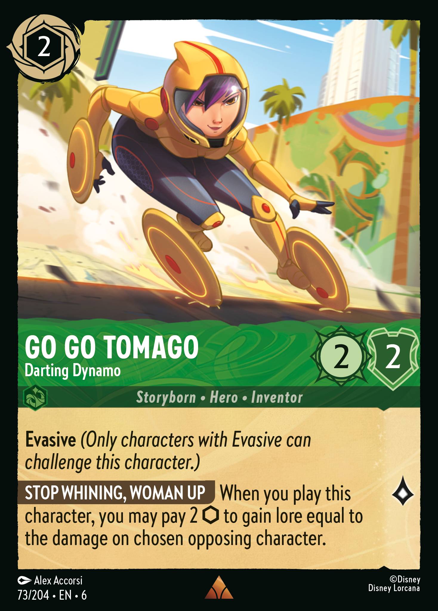 Go Go Tomago — Darting Dynamo Disney Lorcana card