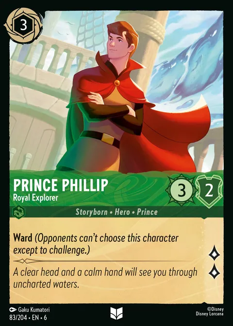 Prince Phillip — Royal Explorer Disney Lorcana card
