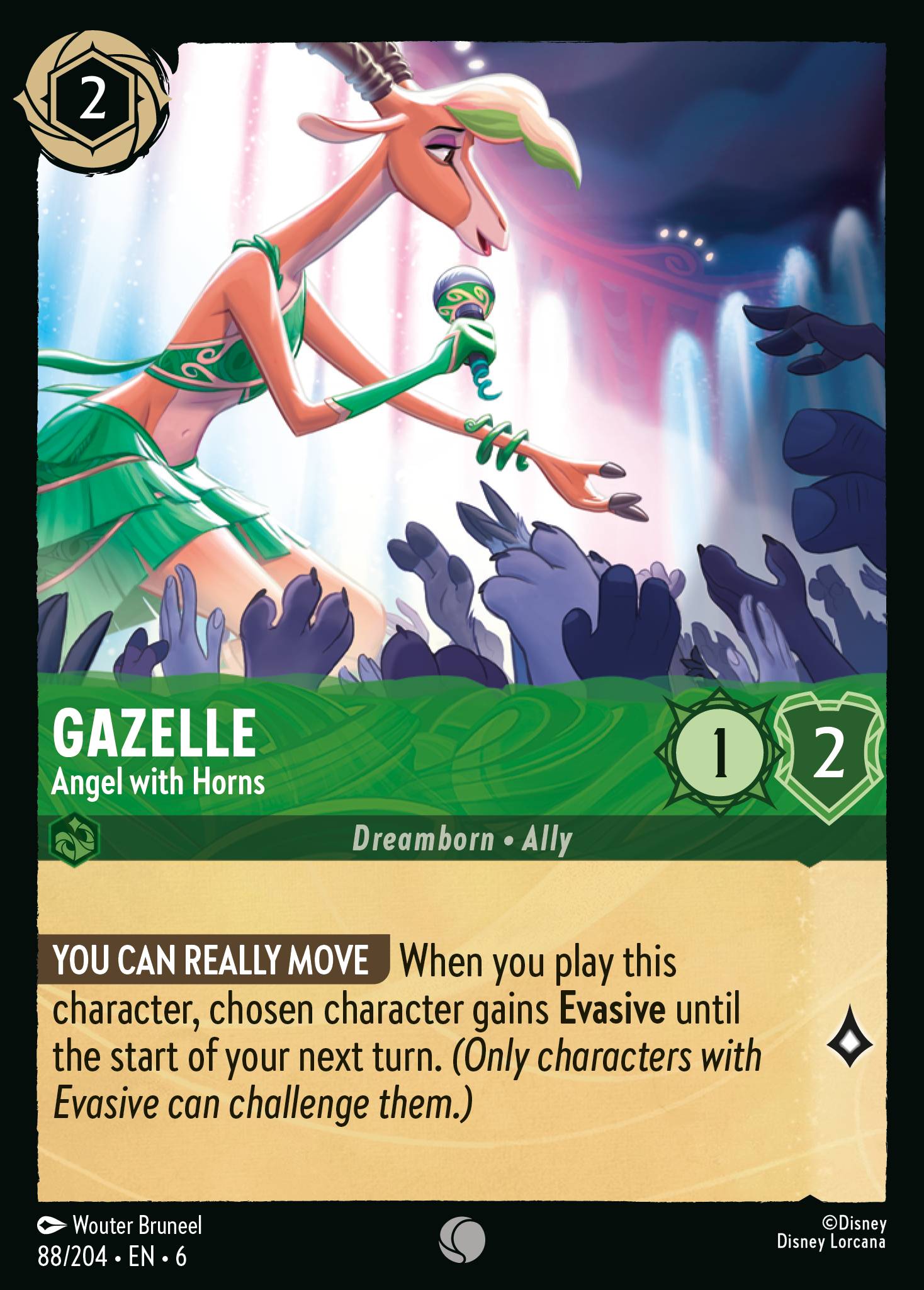 Gazelle — Angel with Horns Disney Lorcana card