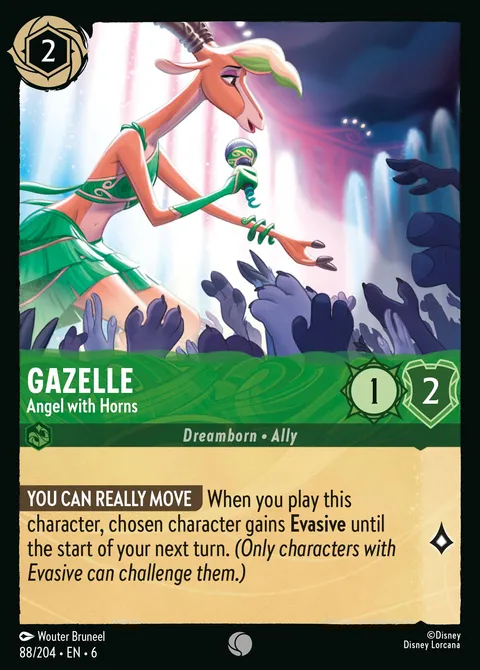 Gazelle — Angel with Horns Disney Lorcana card