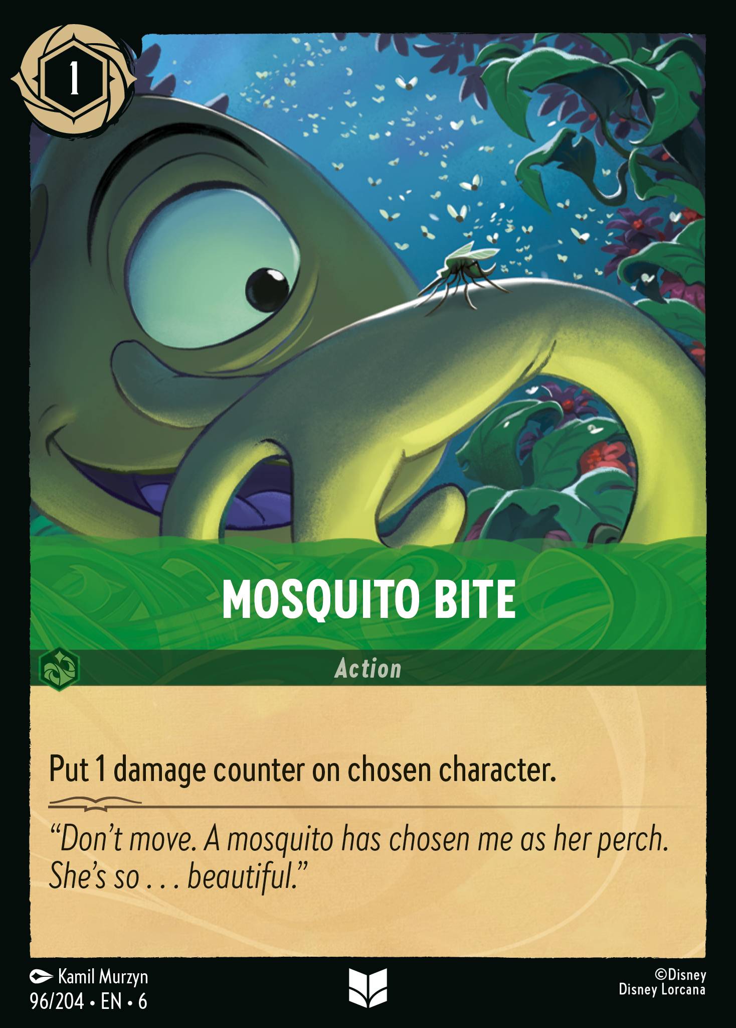 Mosquito Bite Disney Lorcana card
